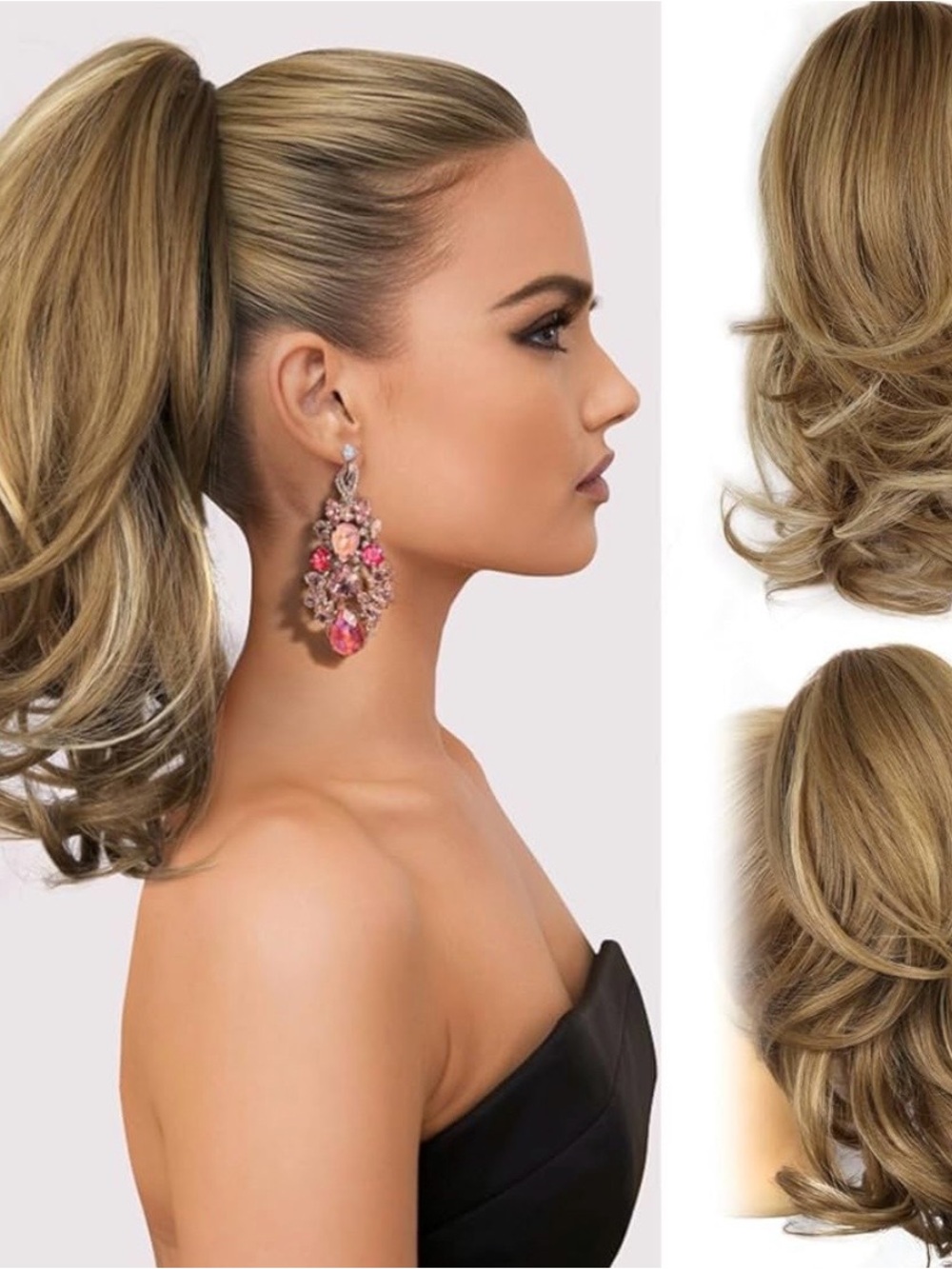 New ponytail extension hair